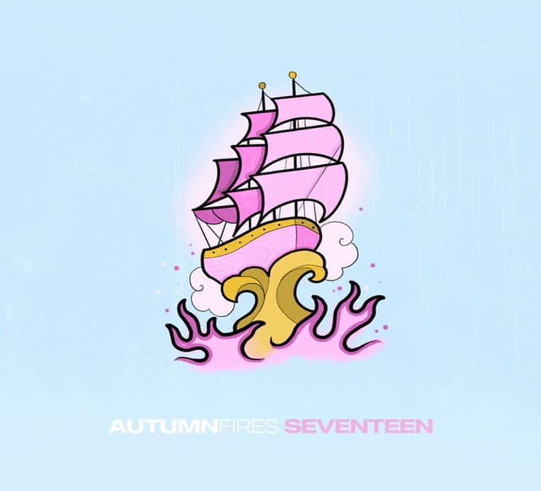 Artwork for Autumn Fires' new single "Seventeen."