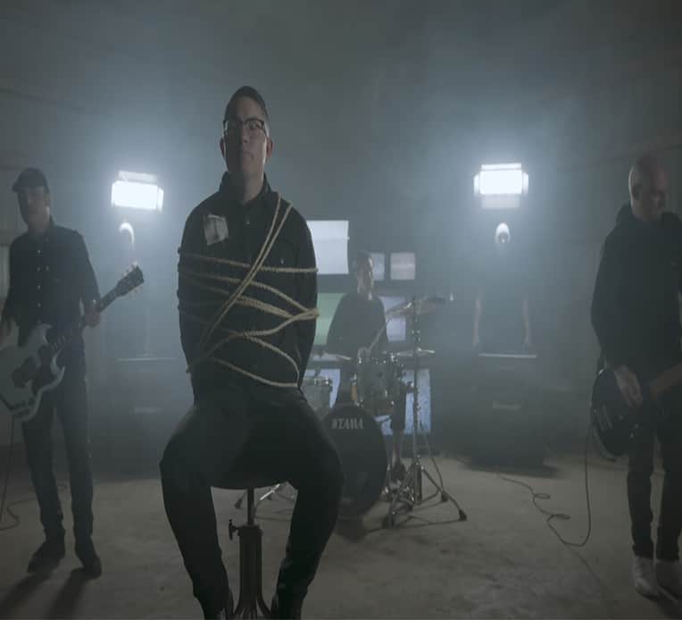 Still from Hawthorne Heights music video for "Constant Dread"