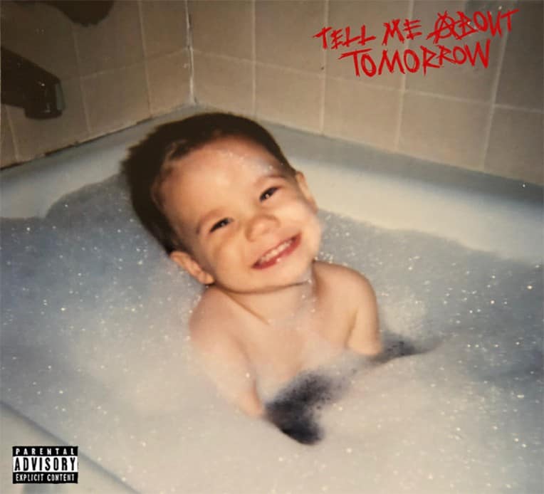 Album artwork for jxdn's new album 'Tell Me About Tomorrow'