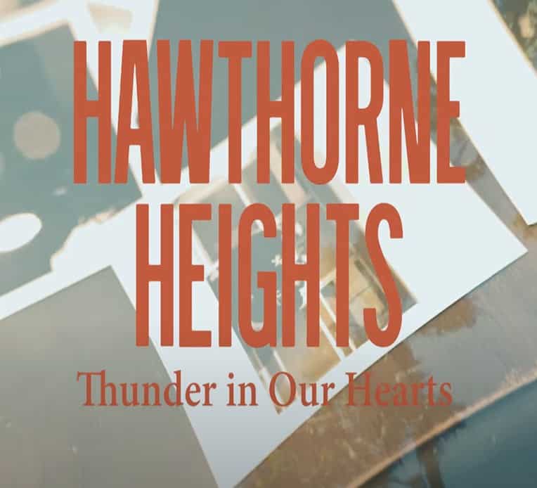 Artwork for Hawthorne Heights' new single Thunder In Our Hearts