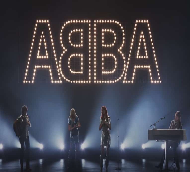 Still from Abba's music video for new single I Still Have Faith In You