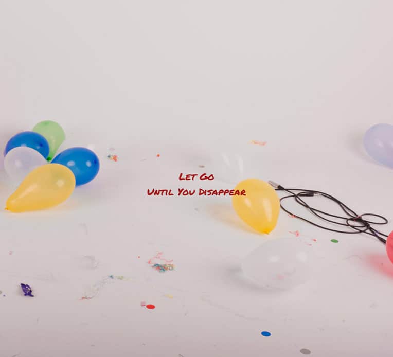 Single artwork for Until You Disappear's latest single, "Let Go."