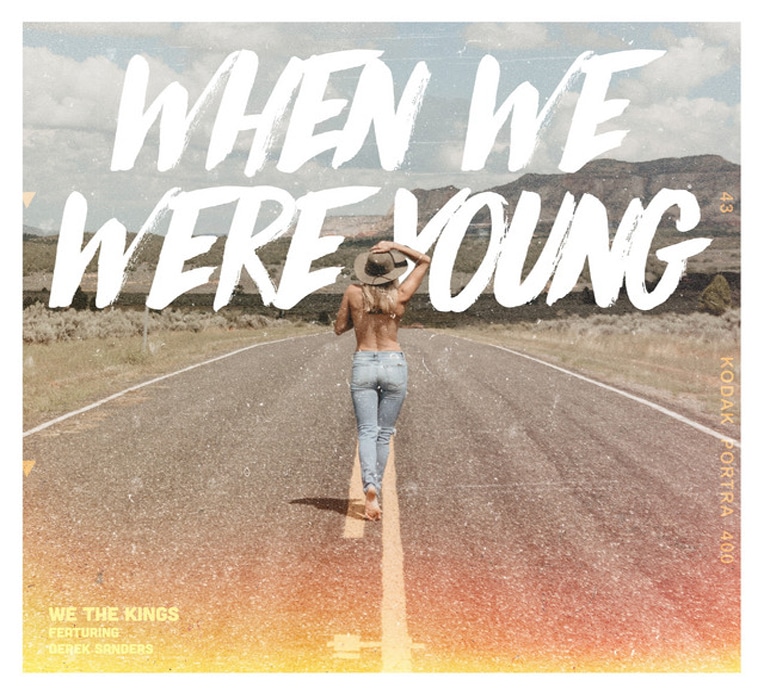 We The Kings "When We Were Young" single artwork