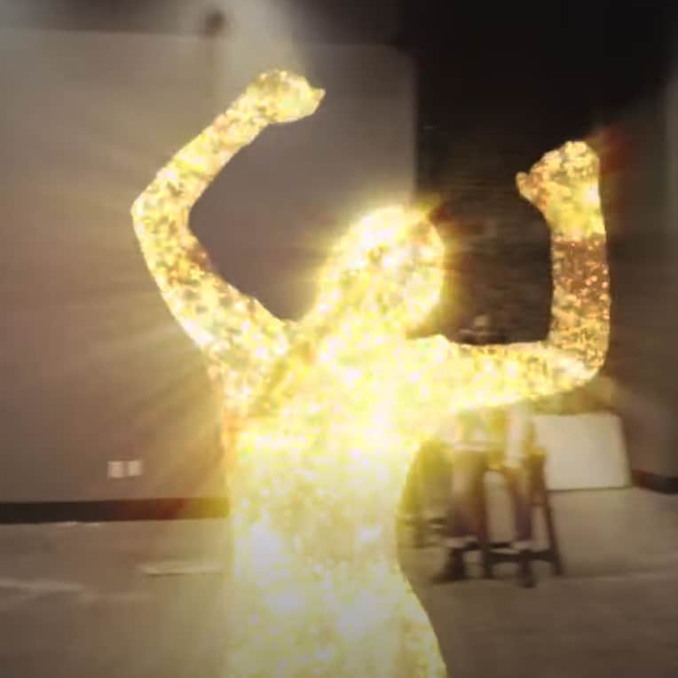 Still from Michael Bolton's "Spark Of Light" music video.