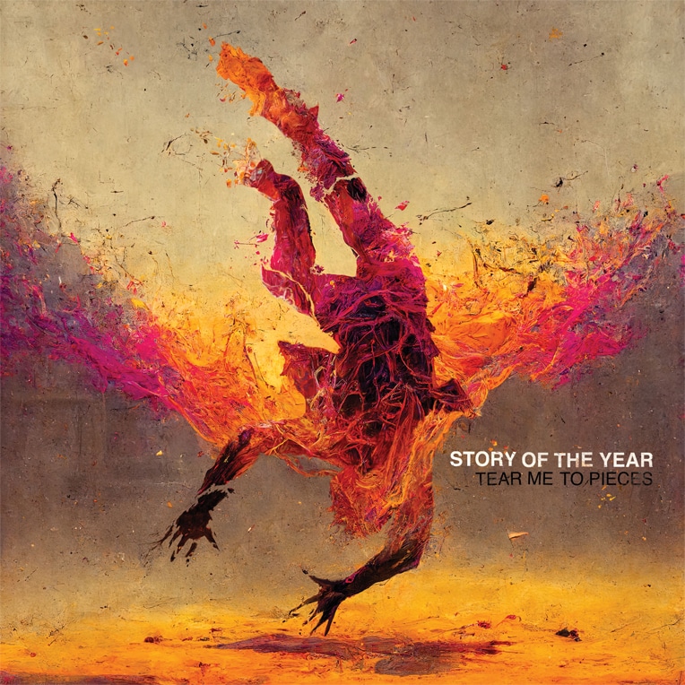 Album artwork for Story of the Year's new album, 'Tear Me To Pieces.'