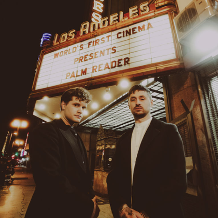 Promo photo of World's First Cinema for their new single, "Palm Reader."