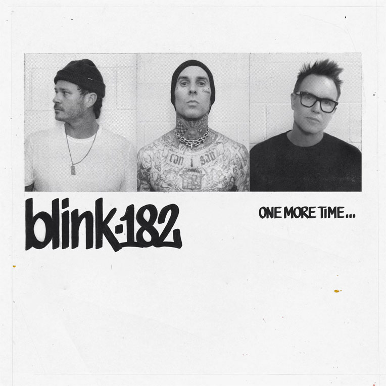 Album artwork for blink-182's album, 'ONE MORE TIME...'