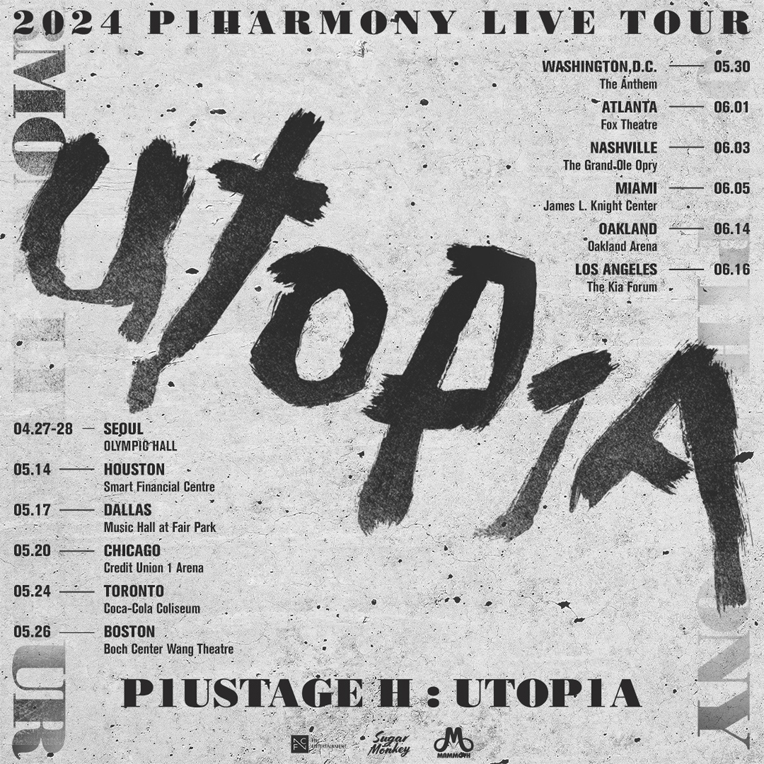 p1harmony p1ustage h utop1a tour dates2024