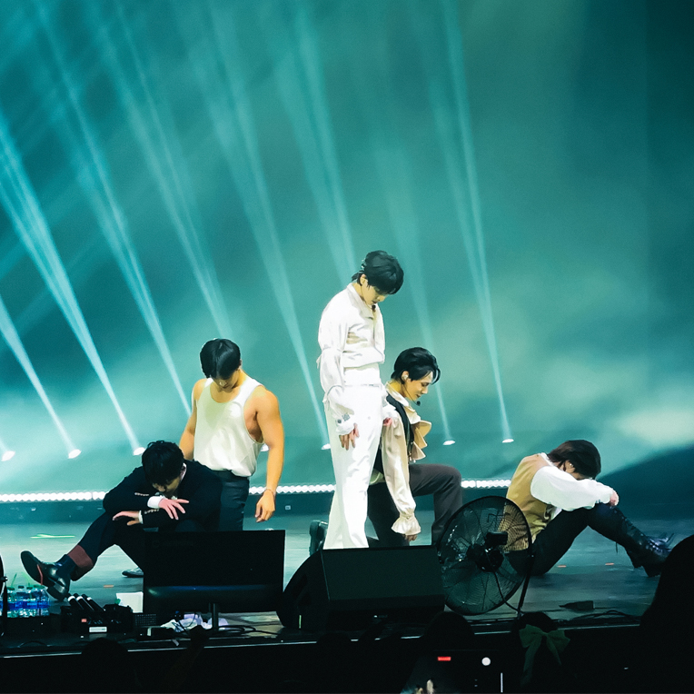 Photo from ONEUS' 2nd world tour: La Dolce Vita in USA at The Wiltern, Los Angeles.
