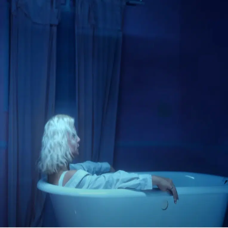 Still from JESSIA's "Different People" lyric video.