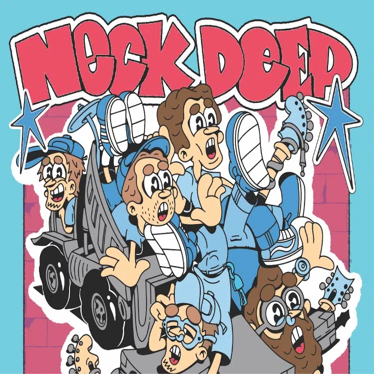 Neck Deep Dumbstruck Dumbf!@k tour flyer.