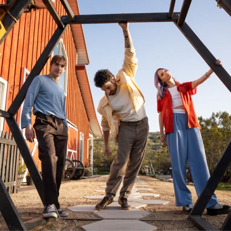 Promotional photo of Wild Rivers for their new album, 'Never Better.'