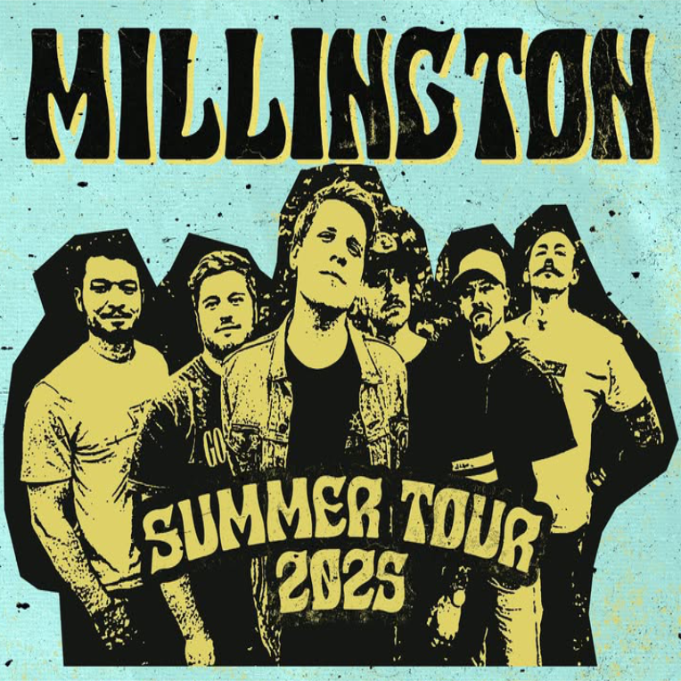 Millington's graphic for their upcoming 2025 Summer tour.