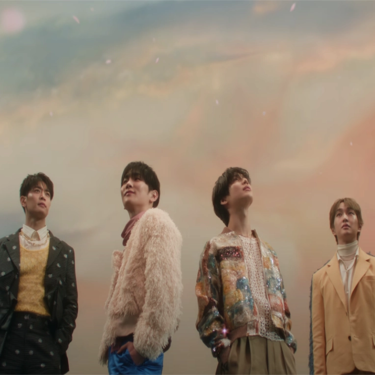 Still from SHINee's music video for "Poet | Artist."