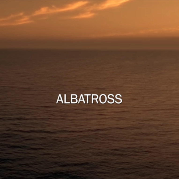Still from Thrice's official visualizer for their new single, "Albatross."