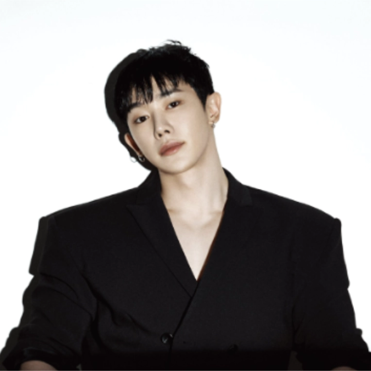 Promotional photo of Wonho for his upcoming '2025 WONHO WORLD TOUR - STAY AWAKE' North American tour.