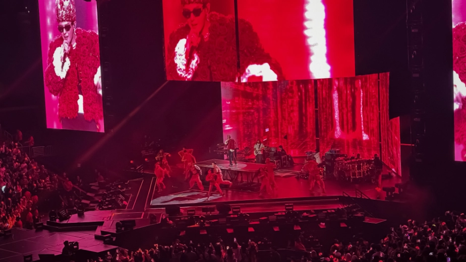 G-Dragon performing "POWER" during night 2 of his Crypto Arena residency during his 'Übermensch World Tour.'