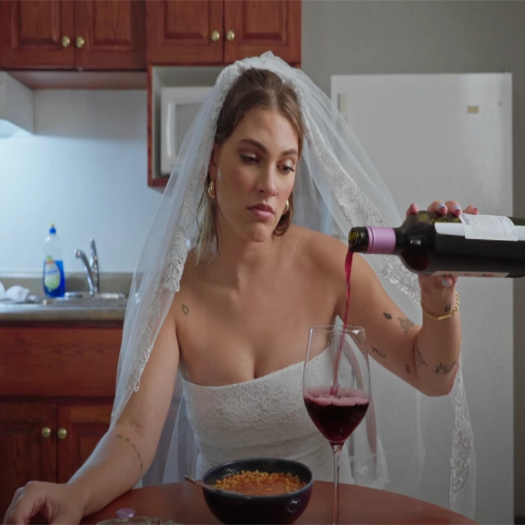 Still from Maggie Andrew's "Did You Cry" music video.