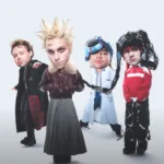 Still from 5 Seconds of Summer's visualizer for their new single, "NOT OK."