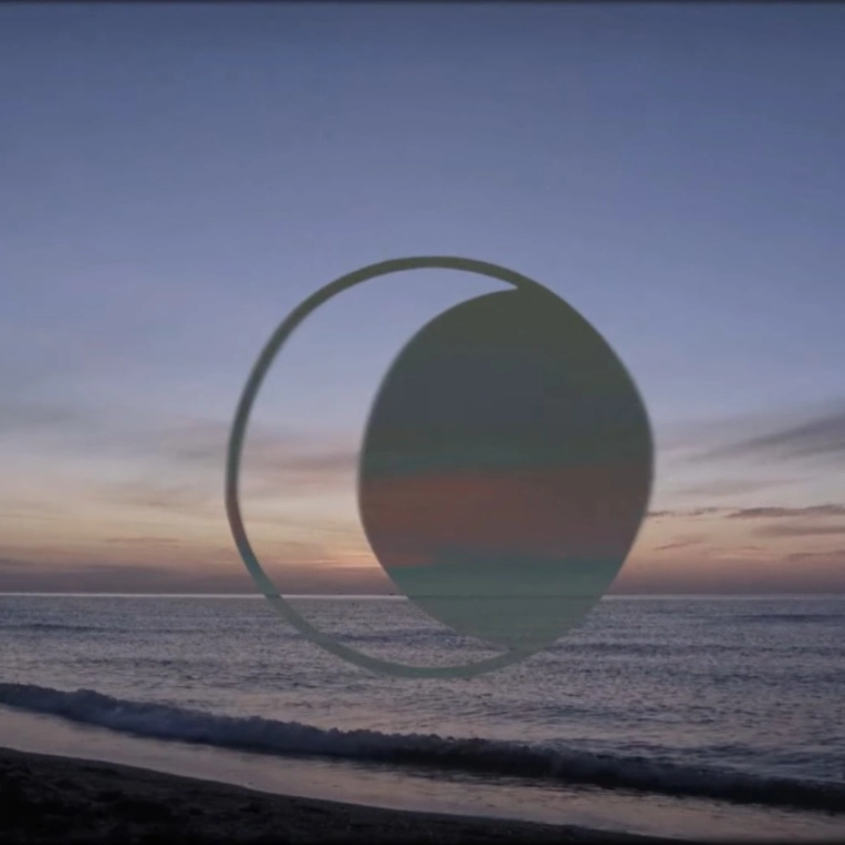 Still from Ace Enders' visualizer for their new single, "Wide Awake."