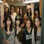 Still from TWICE's new music video for their latest single, "ME+YOU."