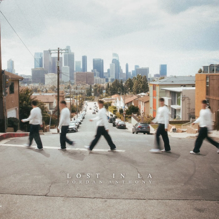 Single artwork for Jordan Anthony's new single "Lost In LA."