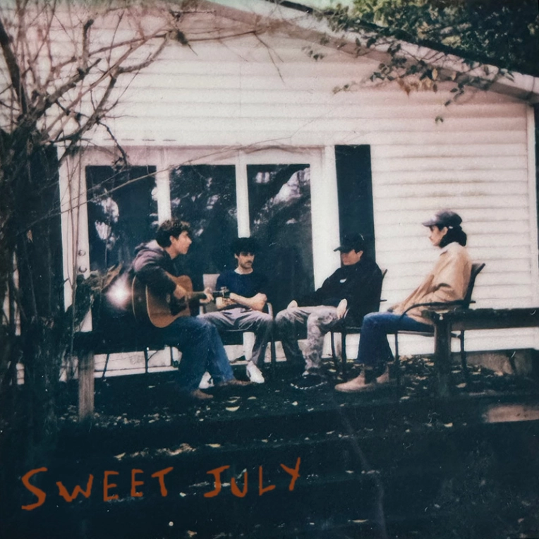 Single artwork for The 4411's latest single, "Sweet July."