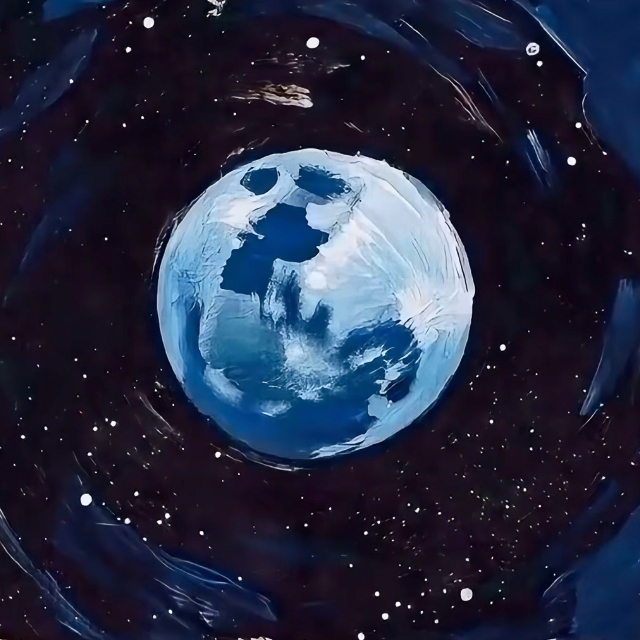 Still from The Rose's lyric video for their latest single, "Blue Moon."