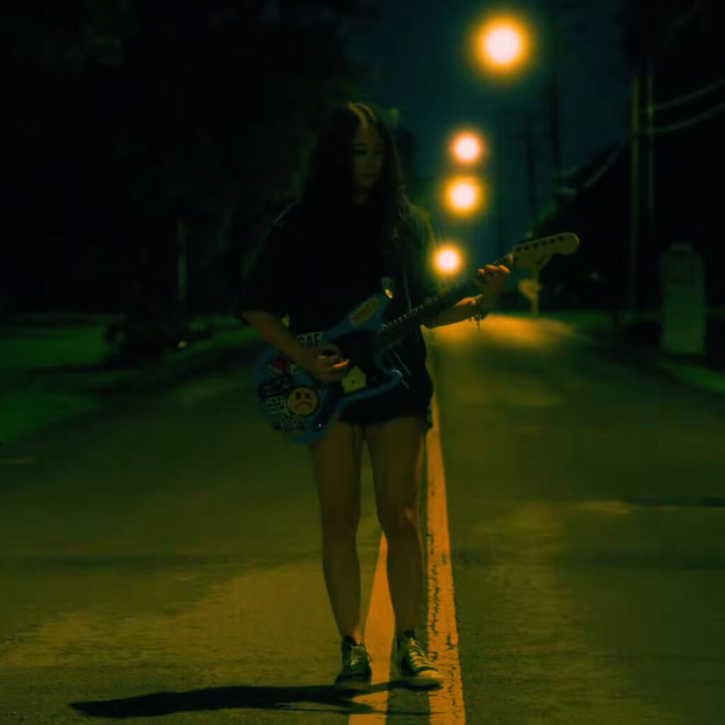 Still from Nicole Alexis' lyric video for her new single, "Goodbye."